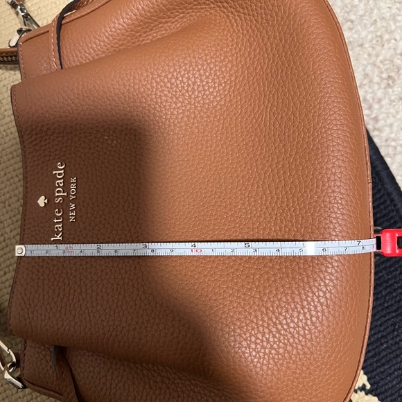 Kate Spade Brown Satchel with Textured Leather and Gold Hardware - Picture 5 of 5